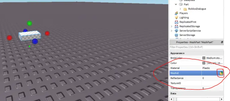 ROBLOX 3D Model with Mesh